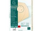 EXACOMPTA Répertoires carton A4 1126E ivoire A-Z 26 pièces (3130630011262)