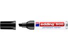 EDDING Marqueur permanent 500 2-7mm 500-1 noir (4004764329625)