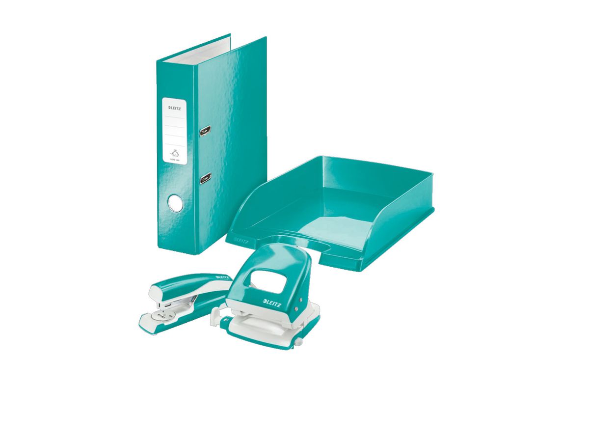 LEITZ Briefkorb WOW A4 52263051 eisblau (4002432104352)