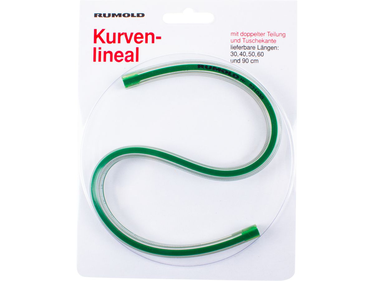 RUMOLD Righelli Curve flessibili 30cm 821030 mit Teilung (4012108071406)