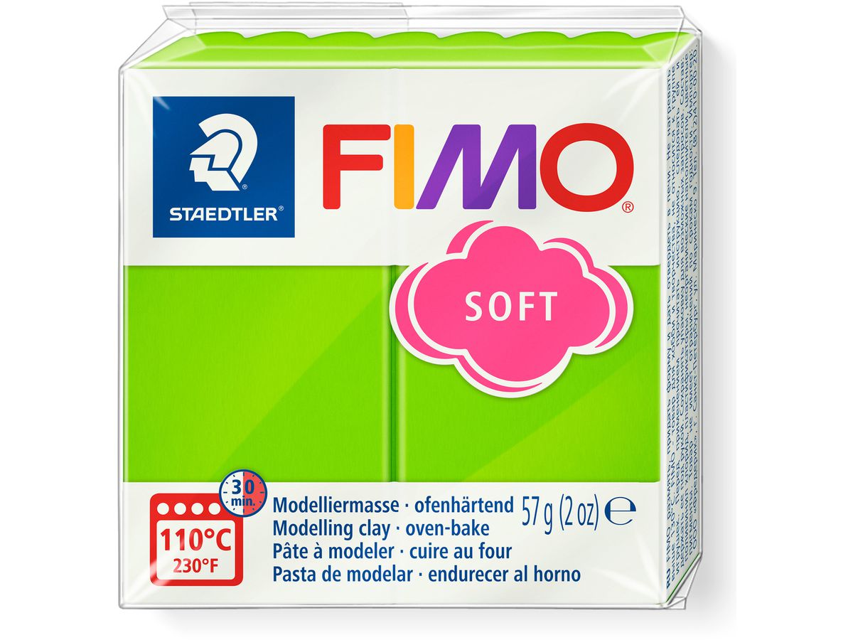 FIMO Pâte à modeler Soft 57g 8020-50 vert (4006608809652)