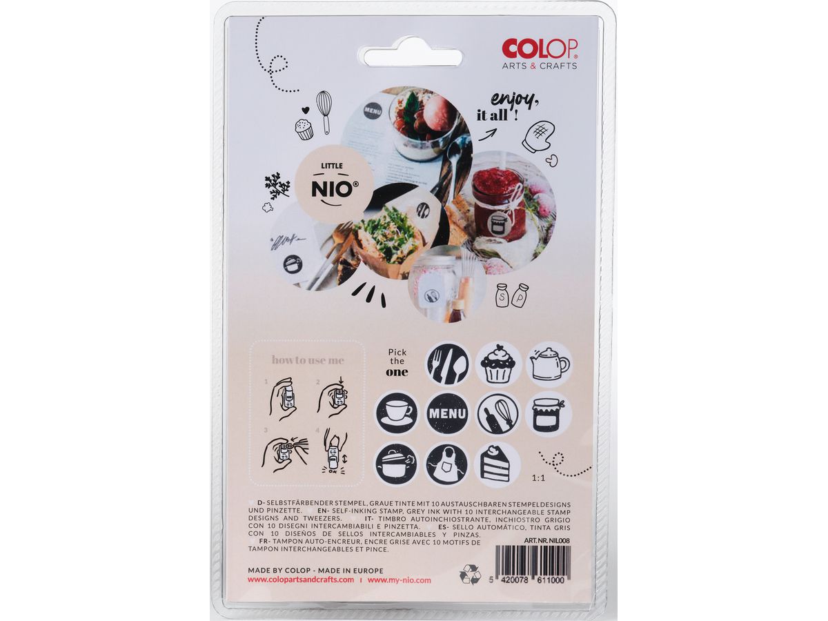 COLOP Stempel 154844 Little NIO Handmade Küche (5420078611000)