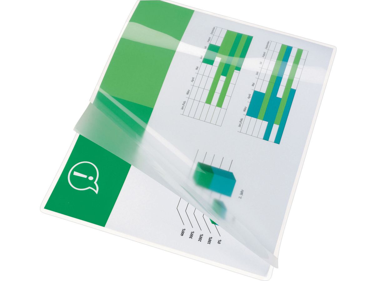 GBC Laminiertasche A5 3740483 glanz, 75my 25 Stk (0033816038035)
