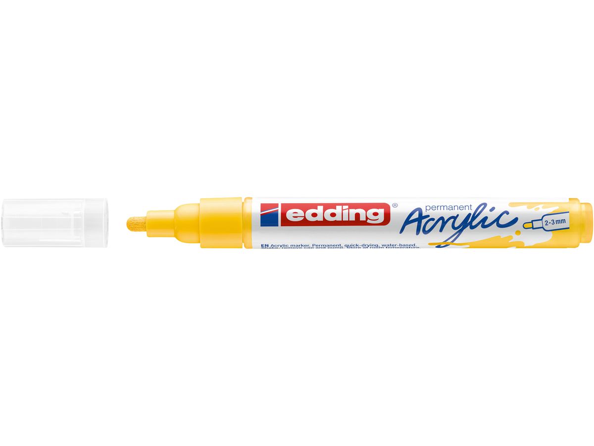 EDDING Acrylmarker 5100 2-3mm 5100-905 traffic yellow (4057305026866)