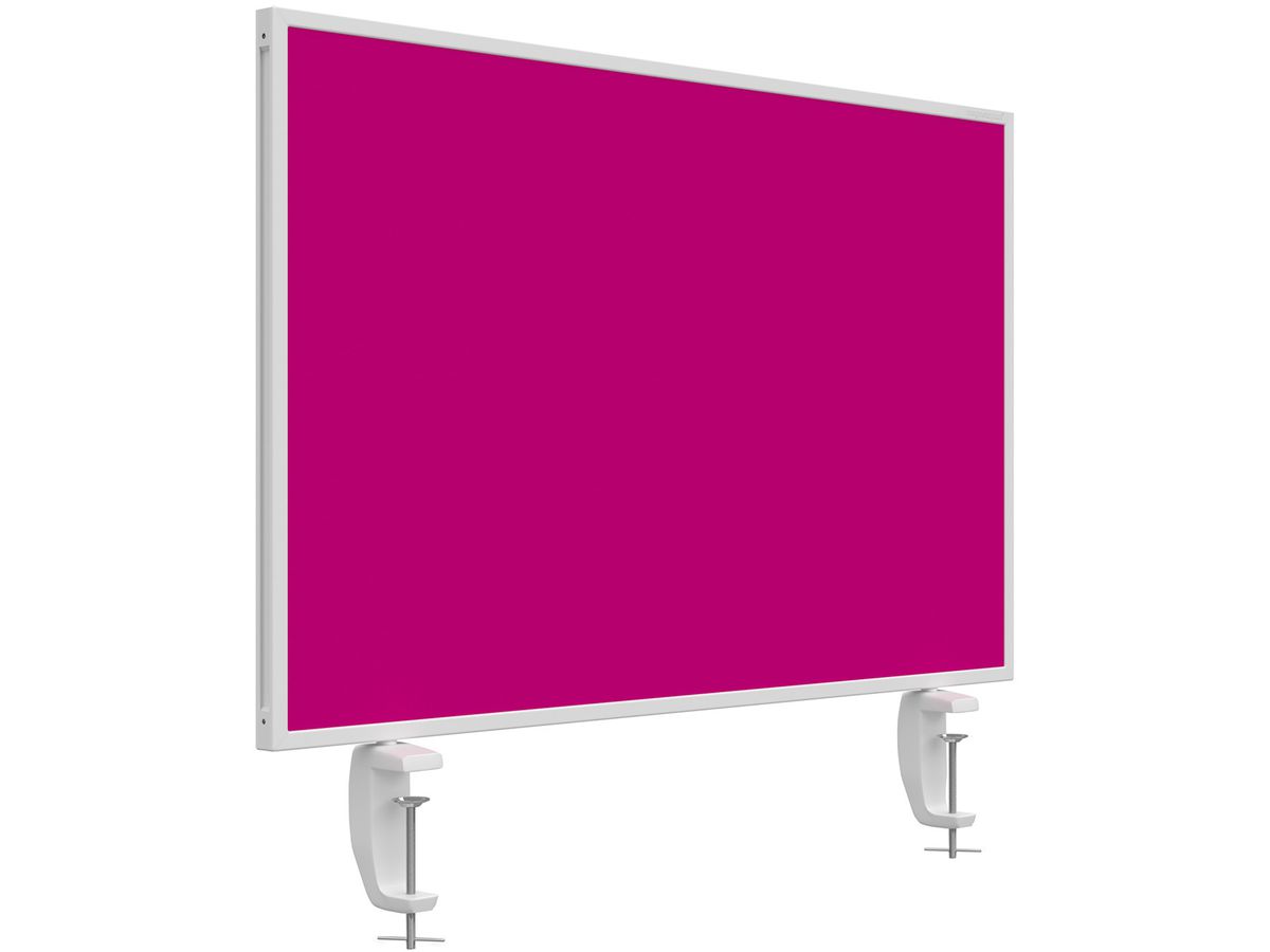 MAGNETOPLAN Divisorio da scrivania VP 1108018 rosa 800x500mm (4013695064505)