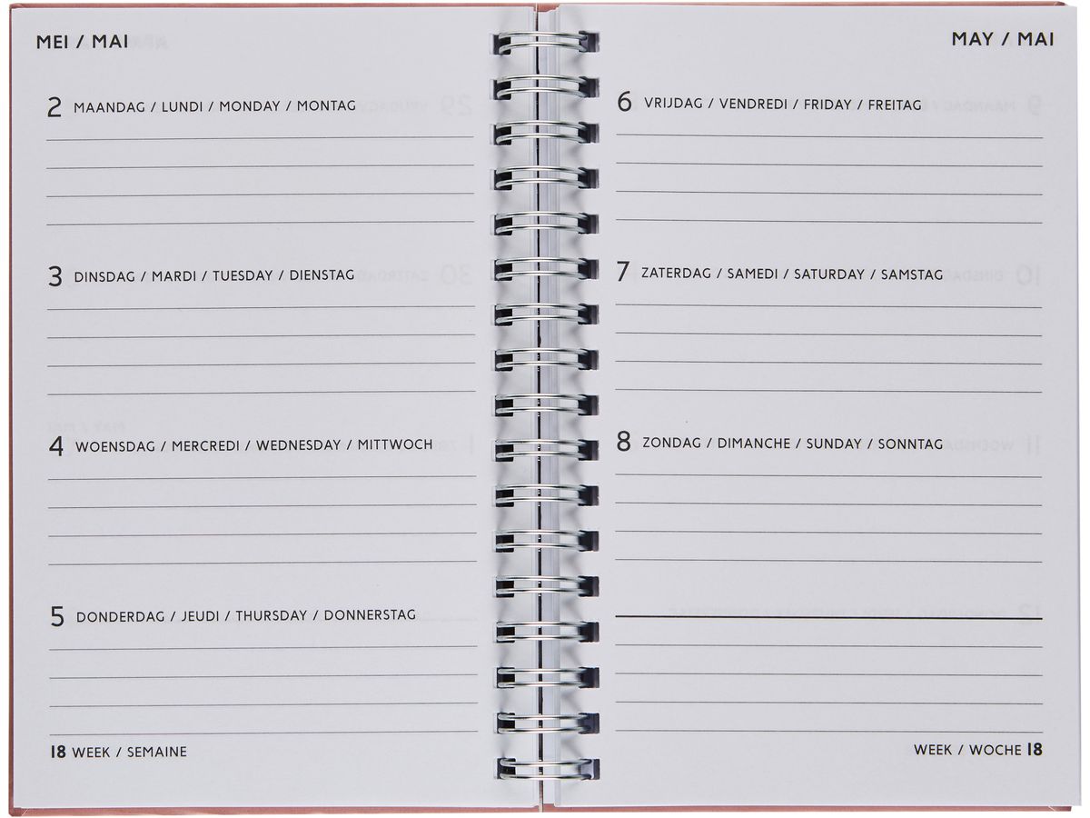 BREPOLS Agenda Pocket Doodle Dash 2026 0.767.0785 1W/2S ass. 9.7x15cm (5412303376907)