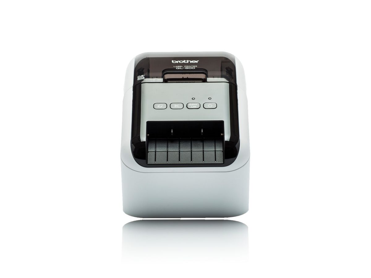 PTOUCH Labelprinter QL-800UA1 inkl. 2 Etikettenrollen (4977766771245)