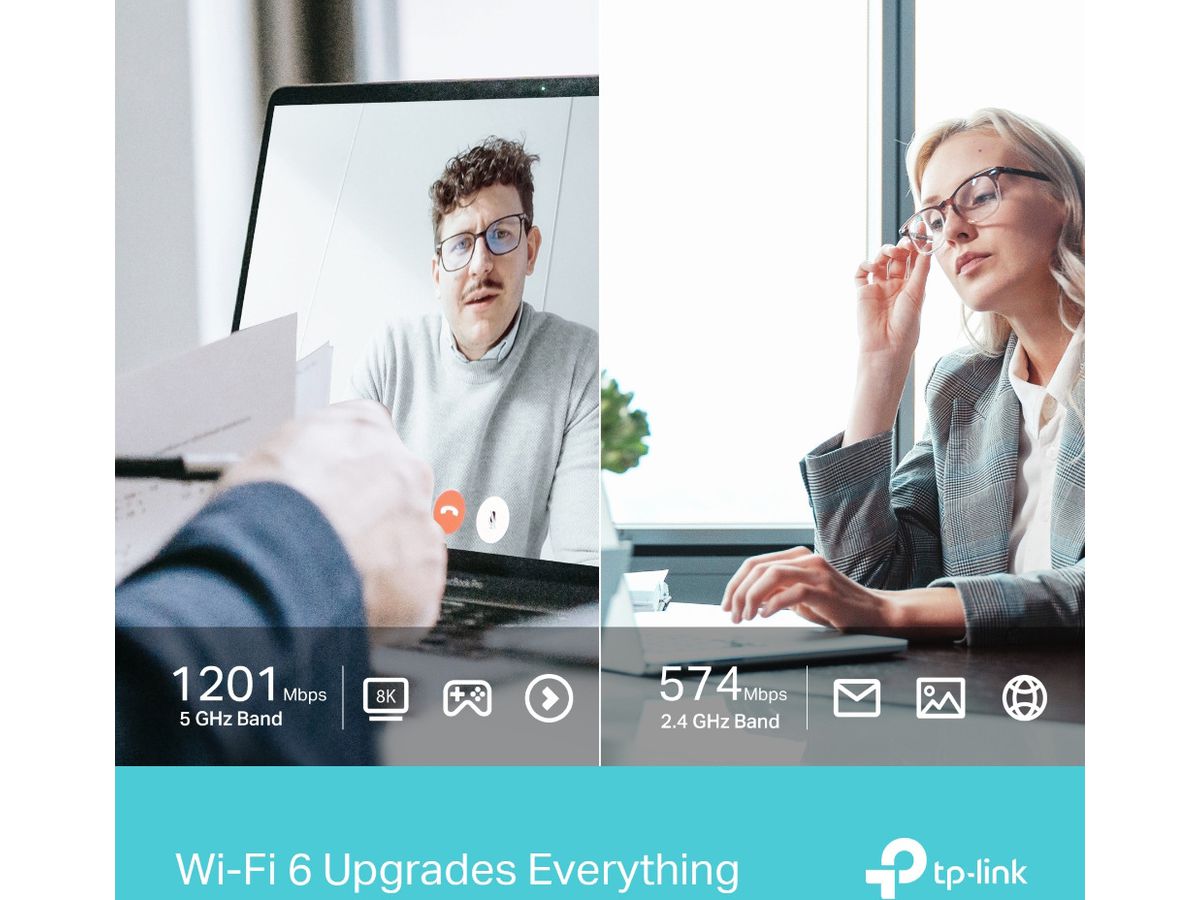 TP-LINK Dual Band Wi-Fi 6 USB Adapter Archer TX20U AX1800 (4895252503487)