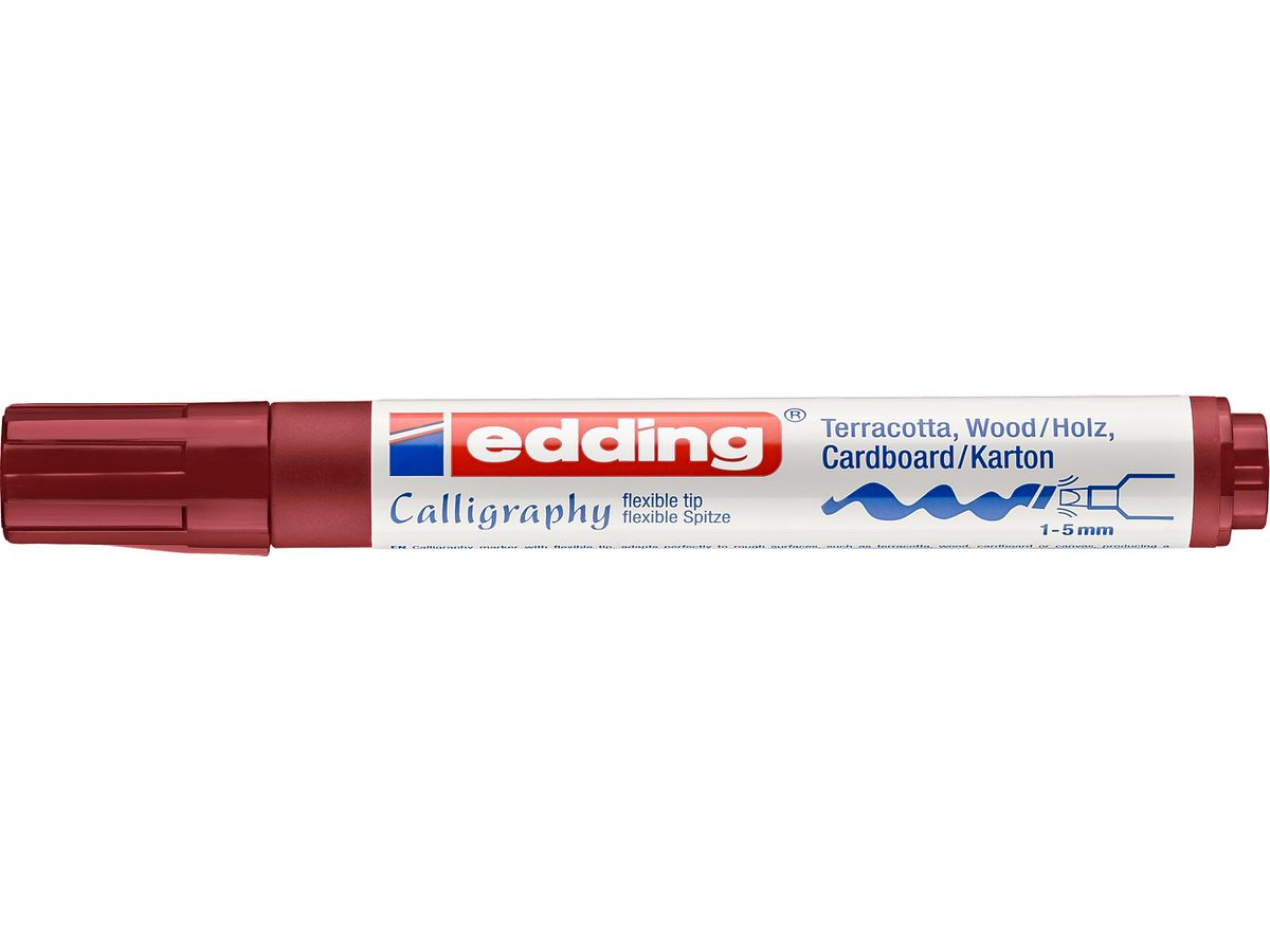 EDDING Permanent Marker 1455 1-5mm 1455-46 karmesin (4004764927227)