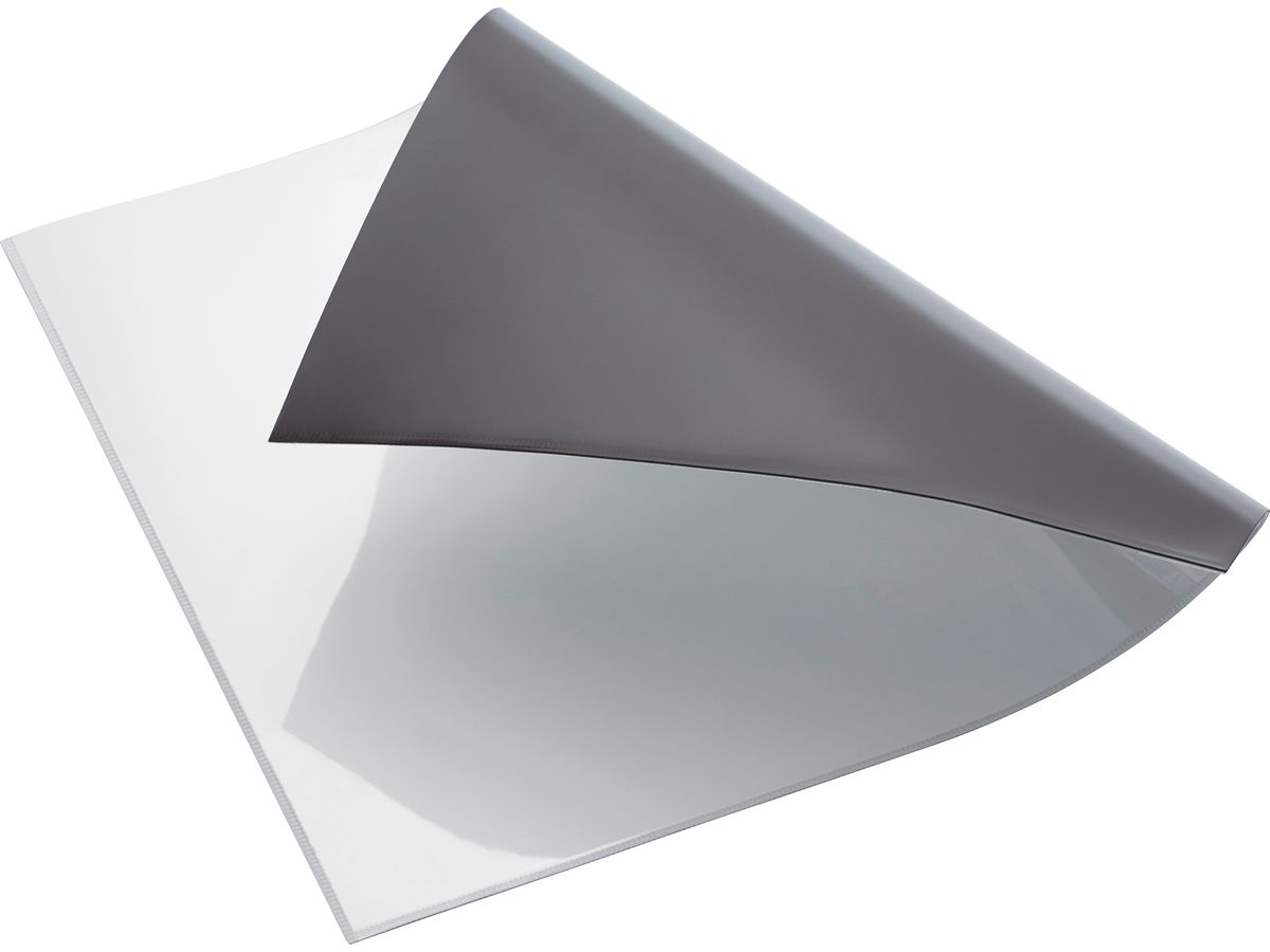 MAGNETOPLAN Magnetofix Sichttaschen A4 1120100 weiss quer (4013695031705)