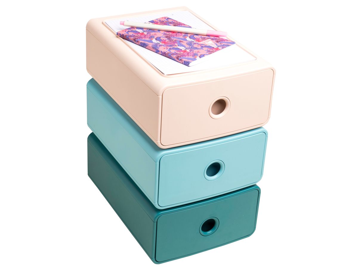 EXACOMPTA Cassettiera SKANDI A5+ 315433D Tiny Box, 1 scomp., blu (9002493715431)