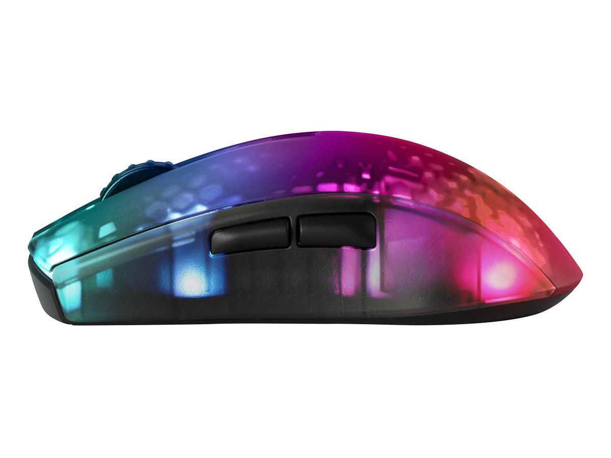 DELTACO Lightweight Mouse Wirel.RGB GAM-145 Semi-Transparent,DM320,Black (7333048058614)