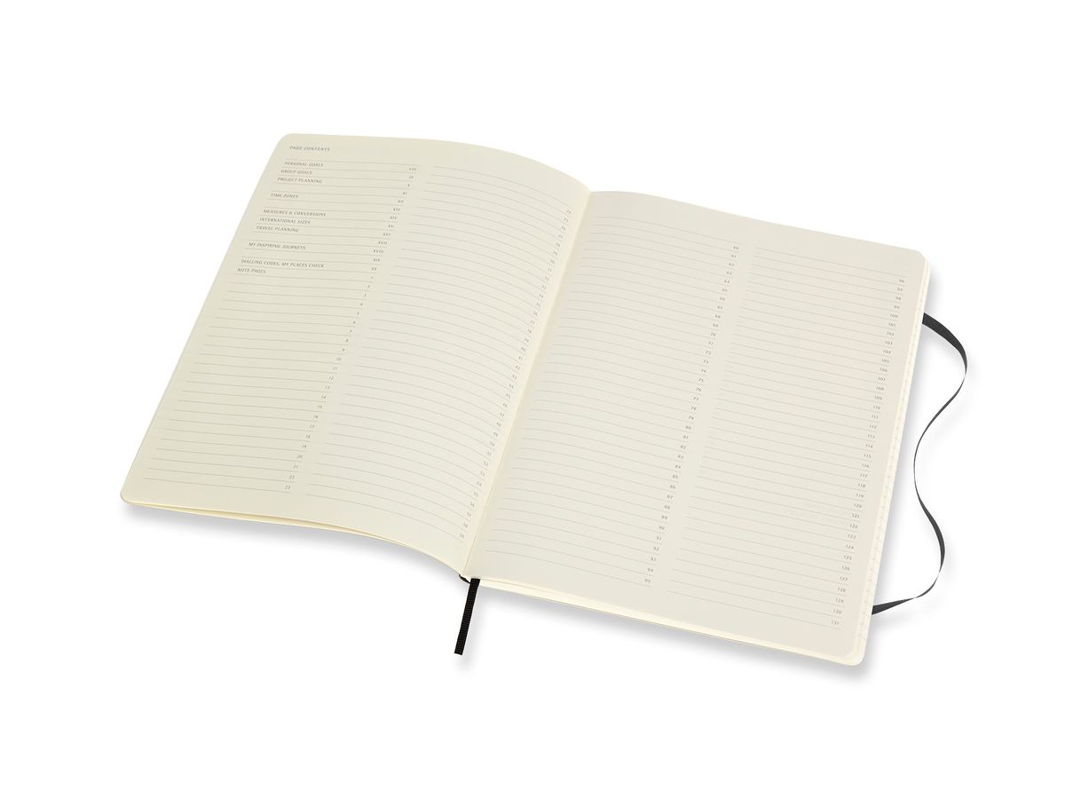 MOLESKINE Taccuino 25x1,3x19cm 620831 nero, 192 pagine (8058647620831)