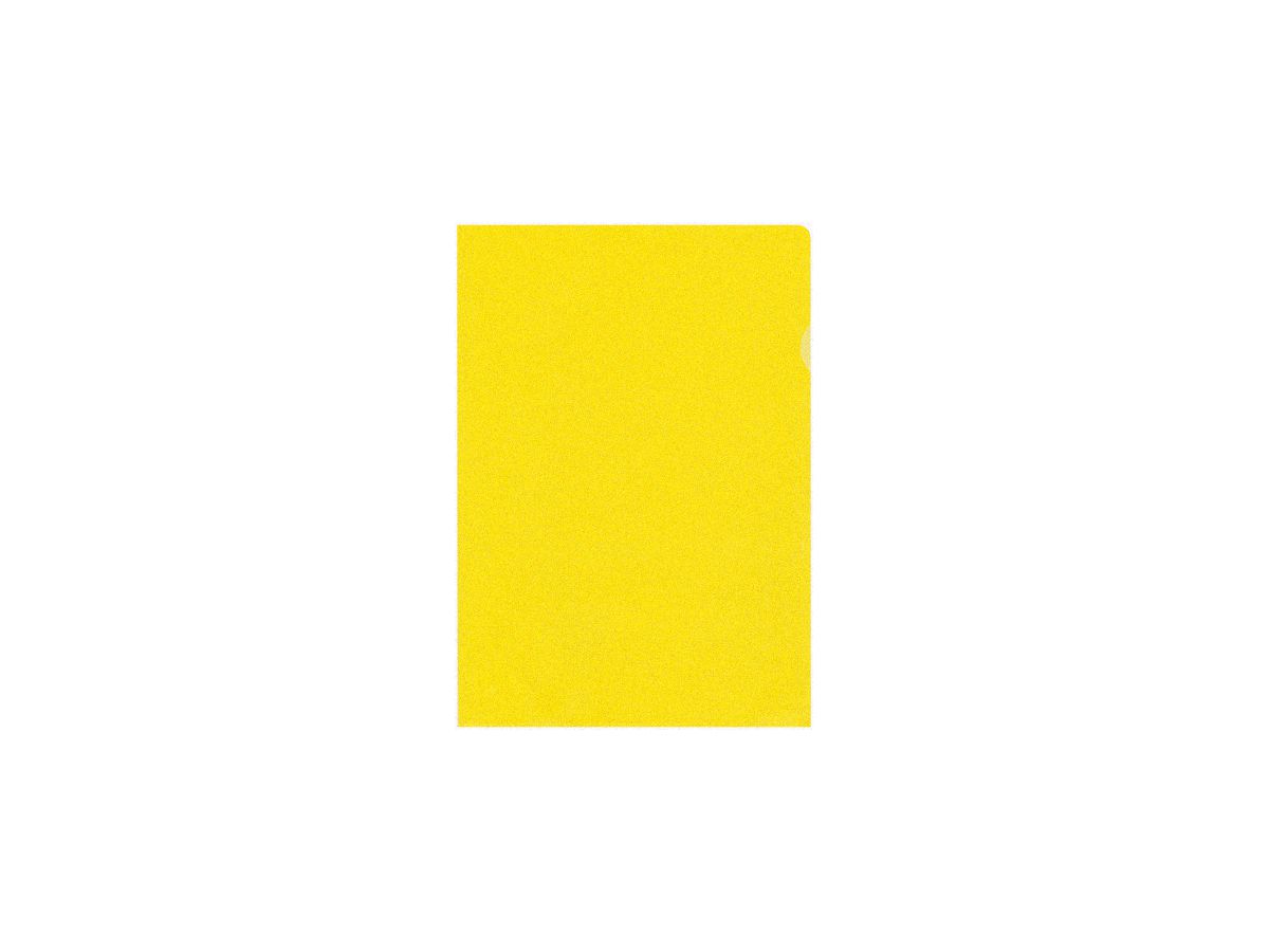 BÜROLINE Sichtmappen A4 620085 gelb, matt 100 Stück (7612532008695)