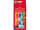 FABER-CASTELL Matite colorate cancellabili 116612 esagonale, 12 colori (4005401166122)