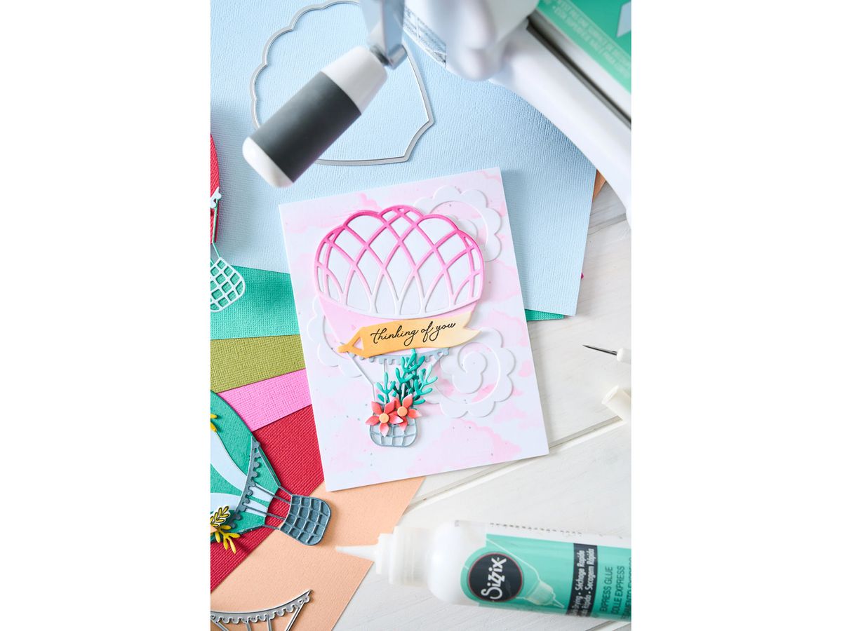 SIZZIX Stanzformen 666834 Floating Fancy 15 Stück (0630454291787)