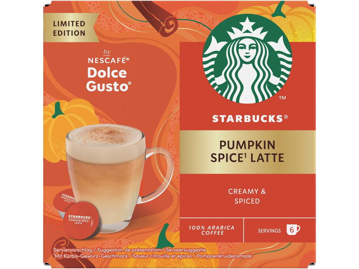 STARBUCKS Nescafé Dolce Gusto 12 Stk. 12607538 Pumpkin Spice Latte (8445291097414)