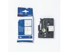 PTOUCH Textilbandkassette gold/weiss TZe-R234 PT-DV600VP 12 mm (4977766770316)