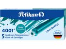 PELIKAN Encre 4001 GTP/5 310656 turquoise 5 pcs. (4012700310651)