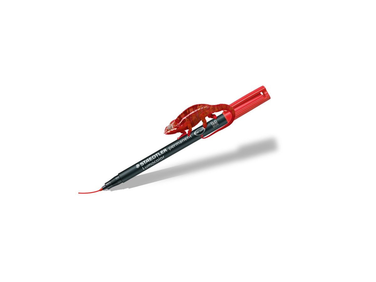 STAEDTLER Lumocolor permanent M 317-2 rot (4007817310564)