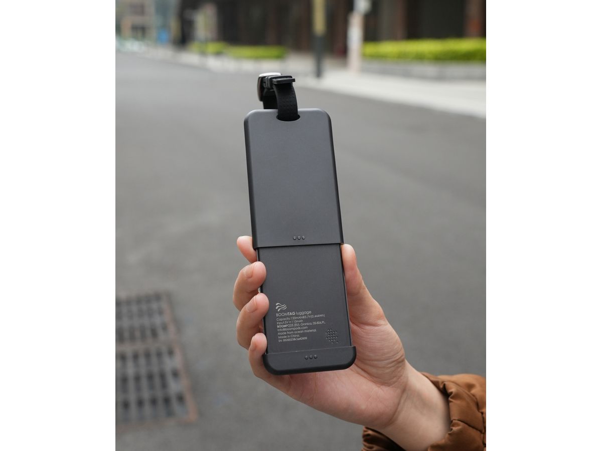 BOOMPODS Boomtag Luggage Tracker TDLUGR Universal grey (5060746171537)