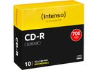 INTENSO CD-R Slim 80MIN/700MB 1001622 52X 10 Pcs (4034303001248)