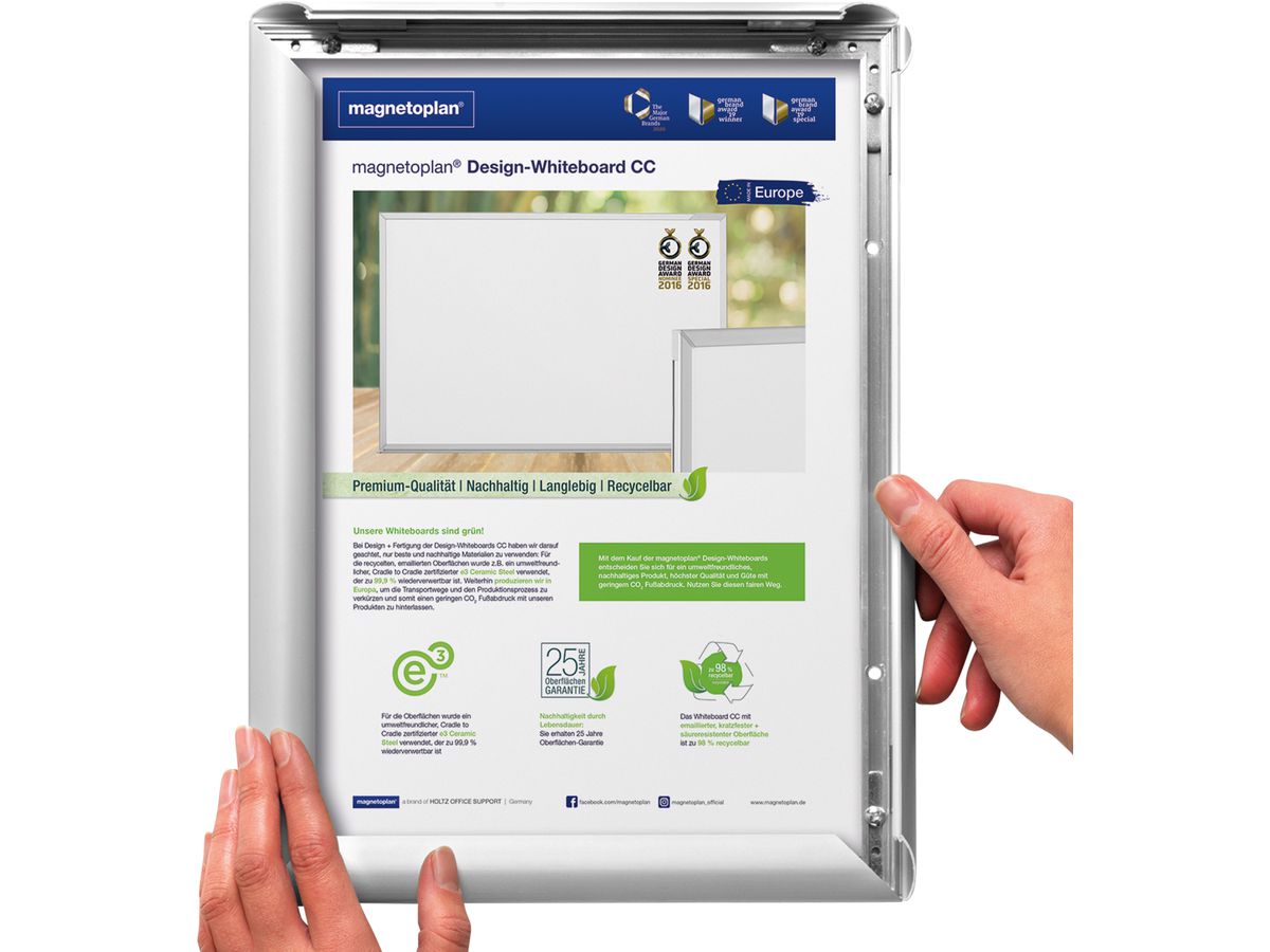 DEFLECTO Klapprahmen A0 SFA0S grau 87.1x121.8x1.2cm (5055425954792)