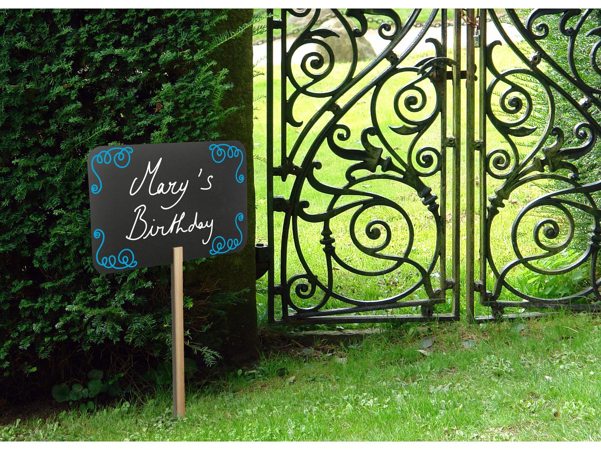 SECURIT Gartenstecker SILHOUETTE FBS-RECTANGLE schwarz 73.5x45x0.2cm (8718226499271)