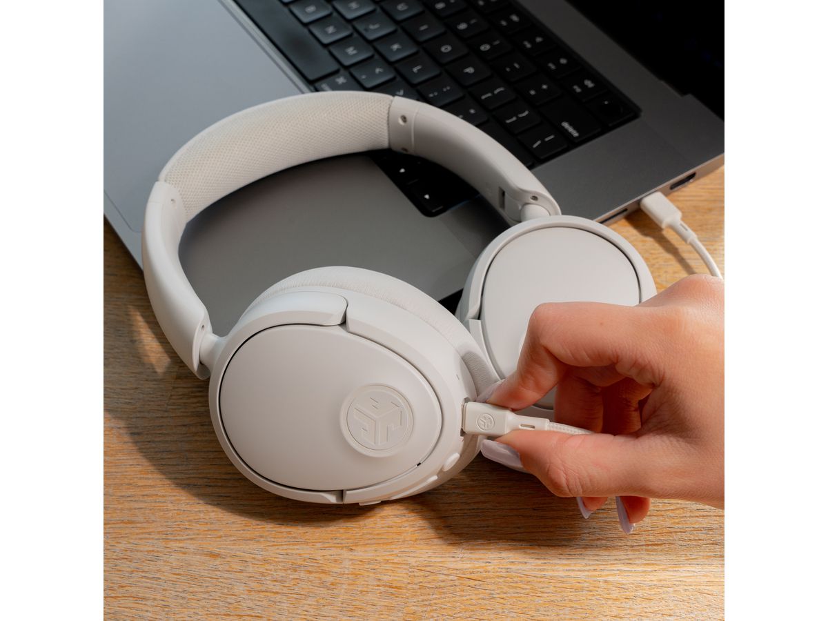 JLAB JBuds Lux ANC Headphones IEUHBJLUXANCRWHT62 Wireless, Cloud White (0810119071248)