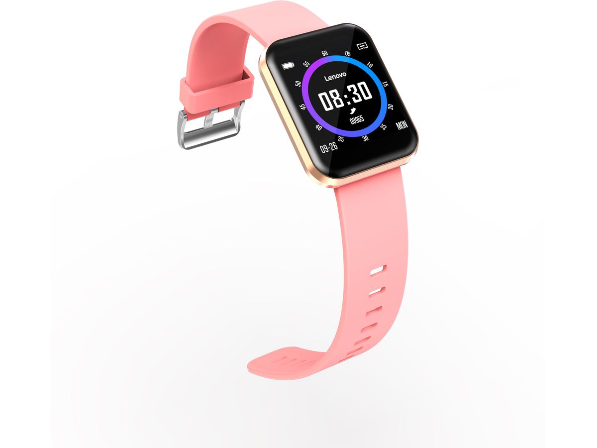 LENOVO Smartwatch E1 Pro pink/gold E1 PRO-GD (6941192215534)