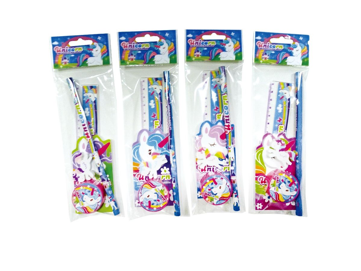 ROOST Schreibset Einhorn UNOPP5-001 5-teilig (7612532059833)