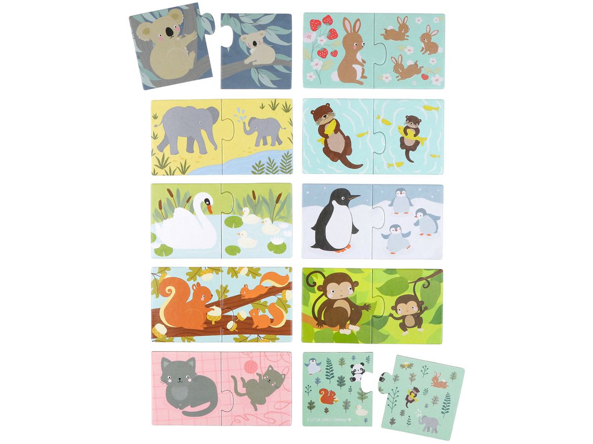ALLC Puzzle PGMPAN11 Animal Family 20 pezzi (8719715003931)