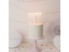 RICO DESIGN Candeline di compleanno 12cm 81004.01.01 bianco 24 pezzi (4051271138974)