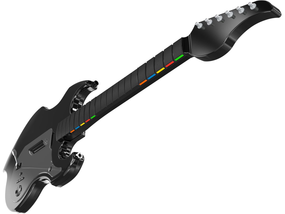 PDP Riffmaster Guitar controller 052-024-BK Wireless, PS5, Black (0708056072599)