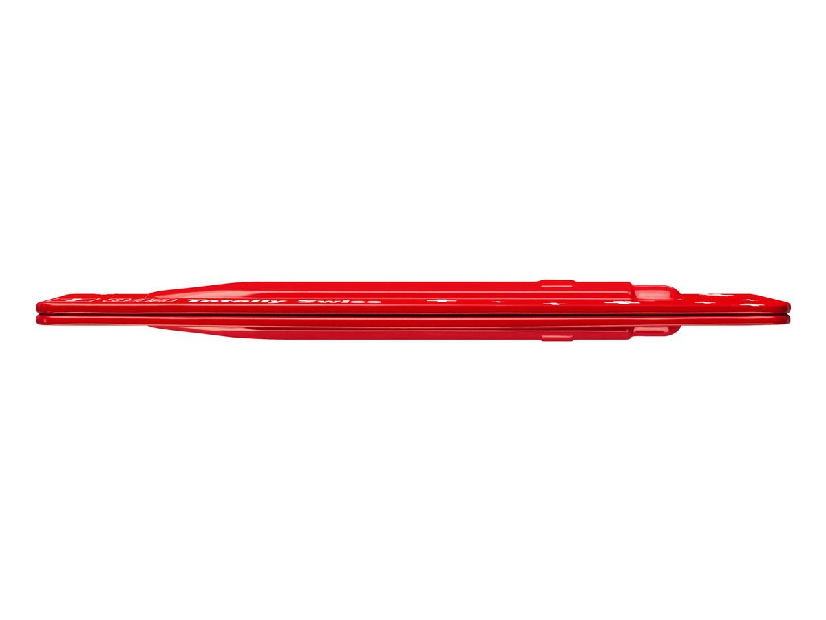CARAN D'ACHE Penna a sfera Totally Swiss 849.053 rosso/bianco, c. astuccio met. (7630002305808)