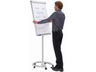 FRANKEN Flipchart Deluxe 67x95cm FC81 Mobil, hellgrau (4016946211451)