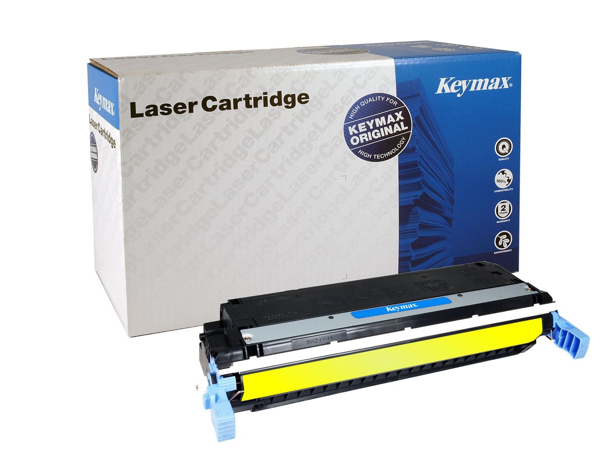 KEYMAX RMC-Toner-Modul yellow C9732AKEY zu HP CLJ 5500 12'000 Seiten (4016807002679)