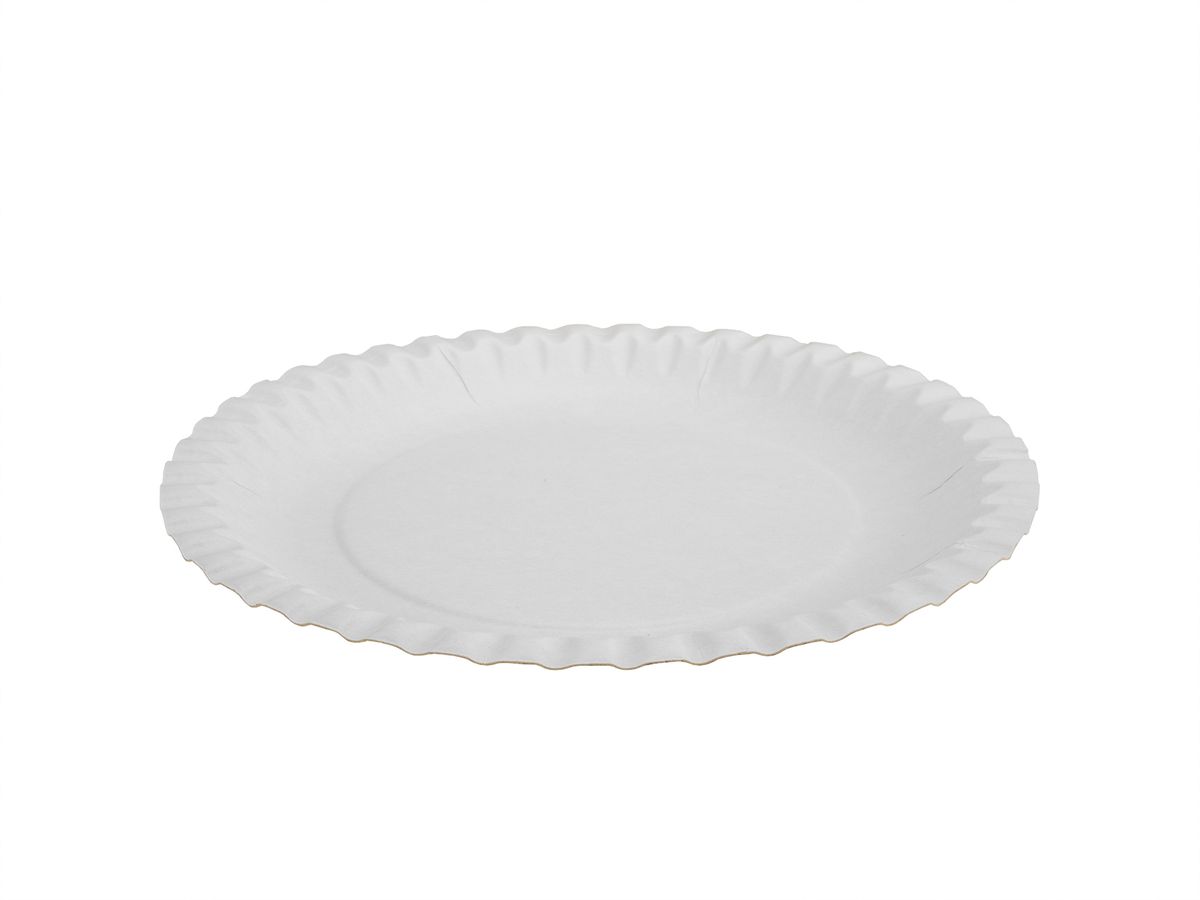 EJS Piastra di cartone 18cm 3141.2021 bianco 100 pz. (4002836802205)