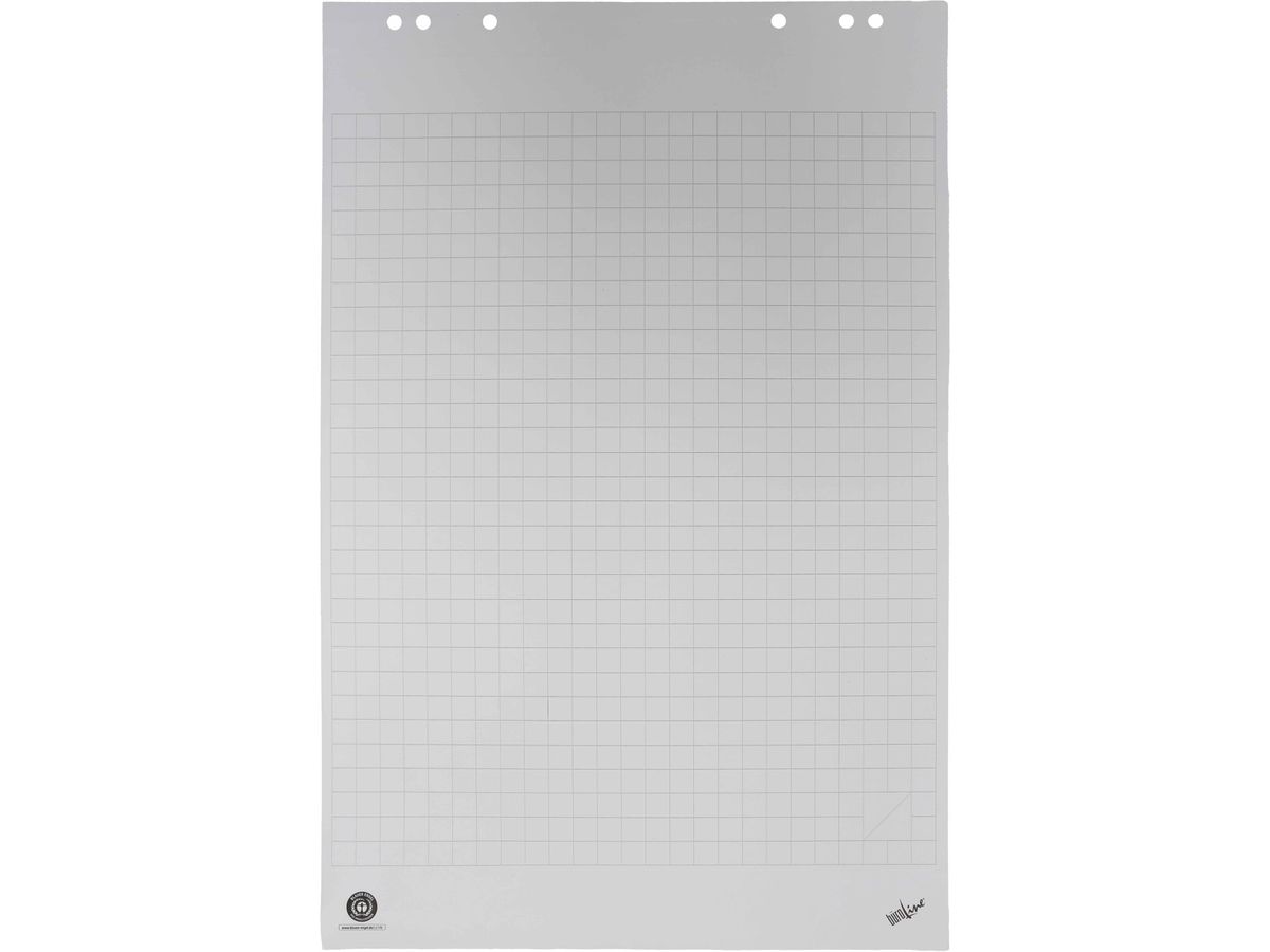 BÜROLINE Flipchart-Block 80g 65x98cm 400190536 recycling, kariert 20 Blatt (7613058039255)