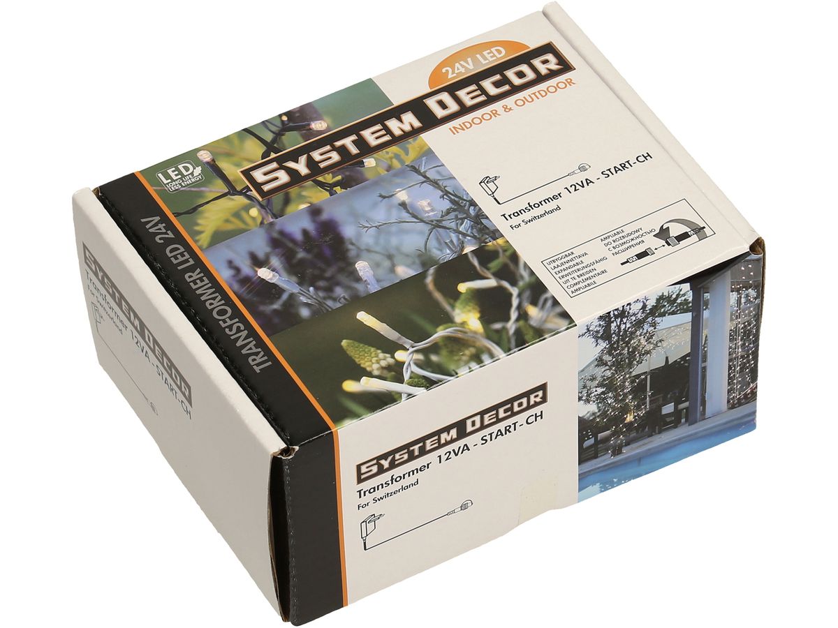 STAR TRADING System Decor Netzteil/Trafo 5m 12.495-07-CH Start, schwarz (7391482018199)