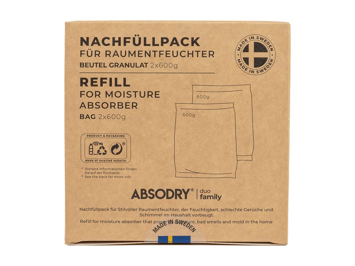 ABSODRY Recharge Duo Famiily 456.85960700 2 x 600g (7350000859607)