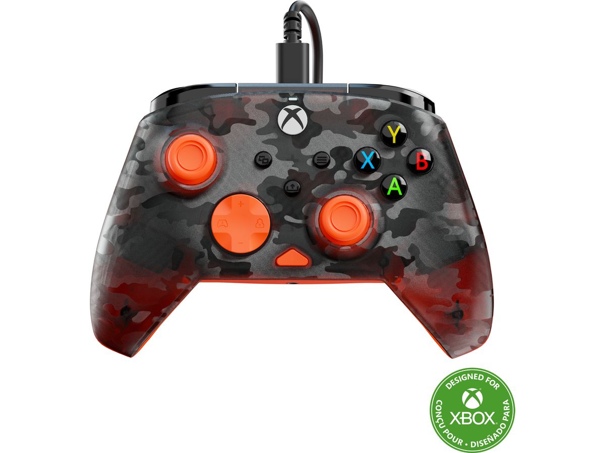 TURTLE BEACH Rematch Core Wired Ctrl. TBC-2001-95 XB, Ghost Camo Black,Orange (0840454400038)