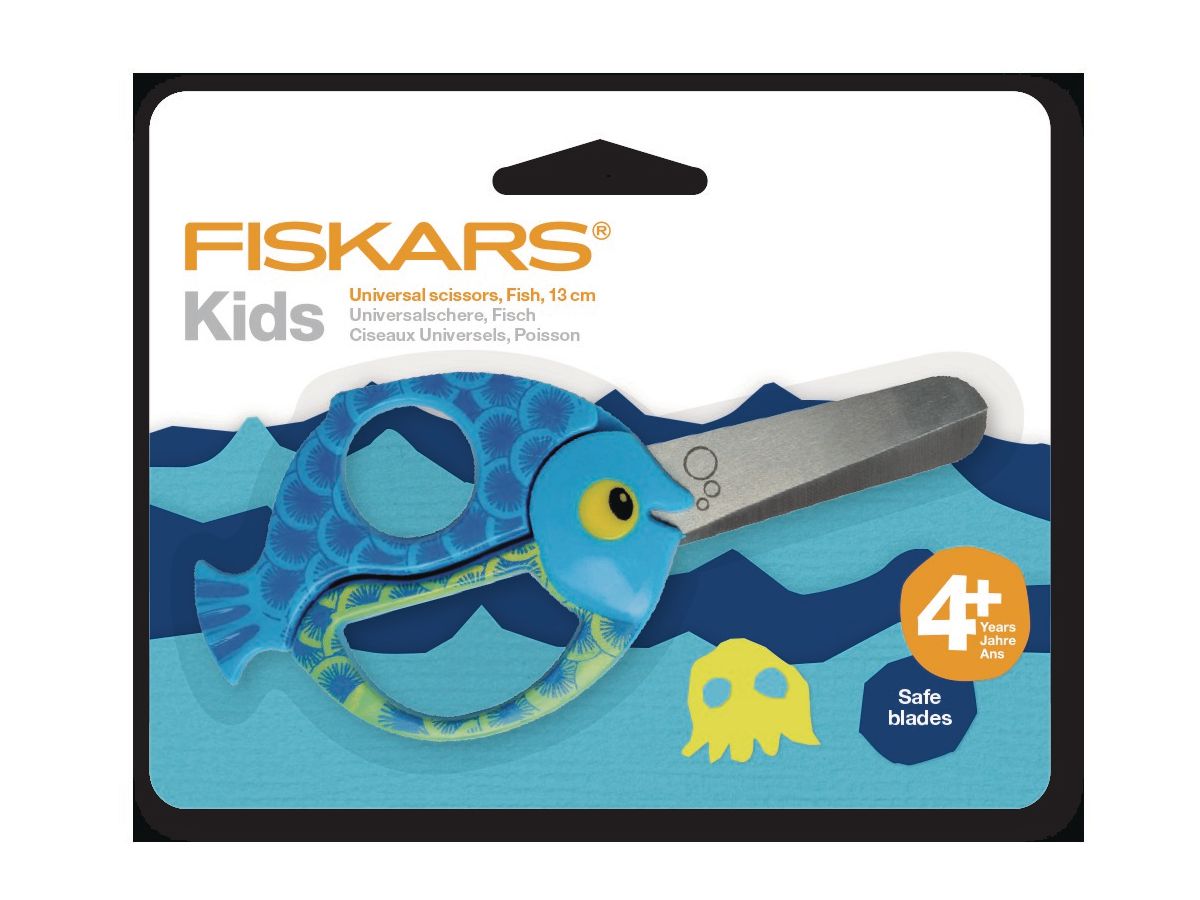 FISKARS Forbice bambini 13cm 1003746 Pesce (0020335002128)
