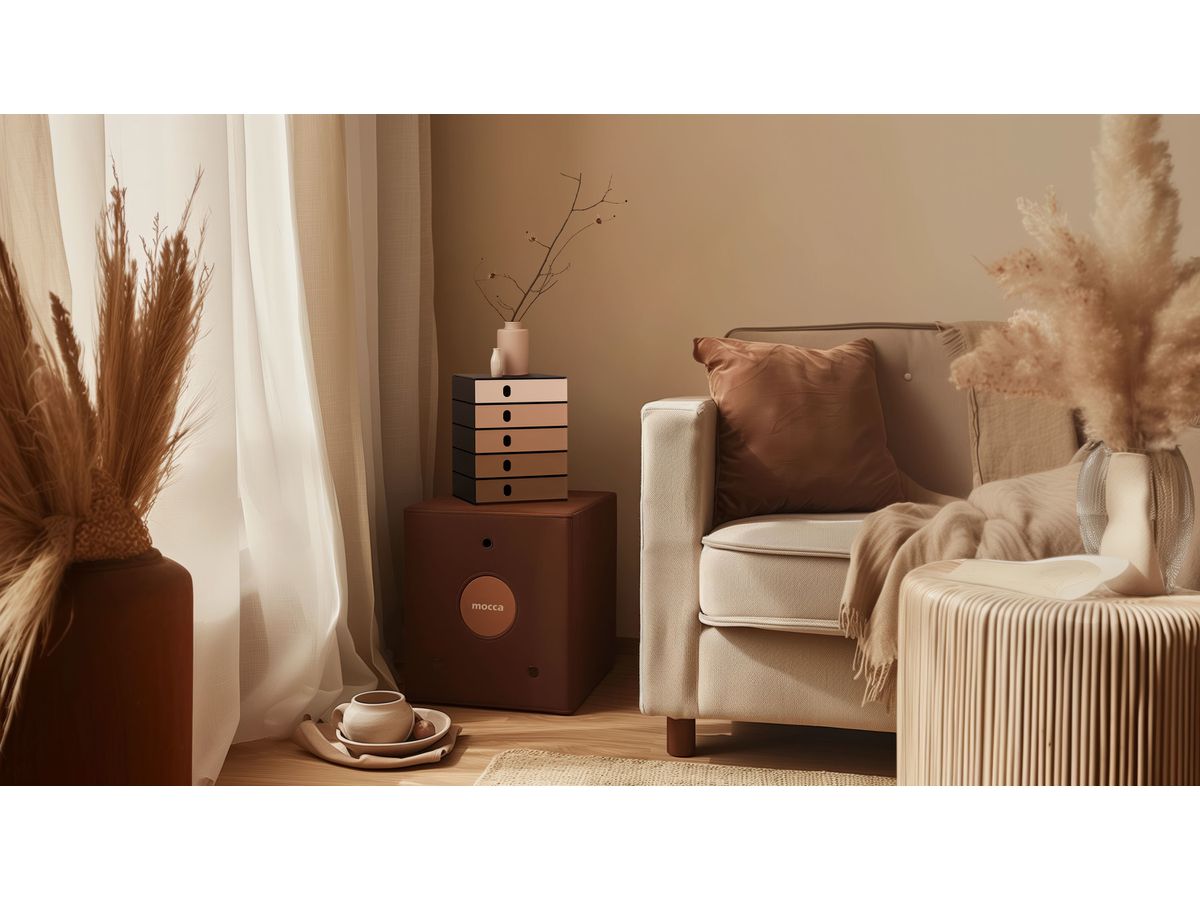 STYRO Schubladenbox styroval öko 14-8000.9mo schwarz/mocca 5 Schubladen (7612176095396)