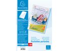 EXACOMPTA Zeigetaschen PP 60my A4 5800E transparent genarbt 100 Stück (3130630058007)
