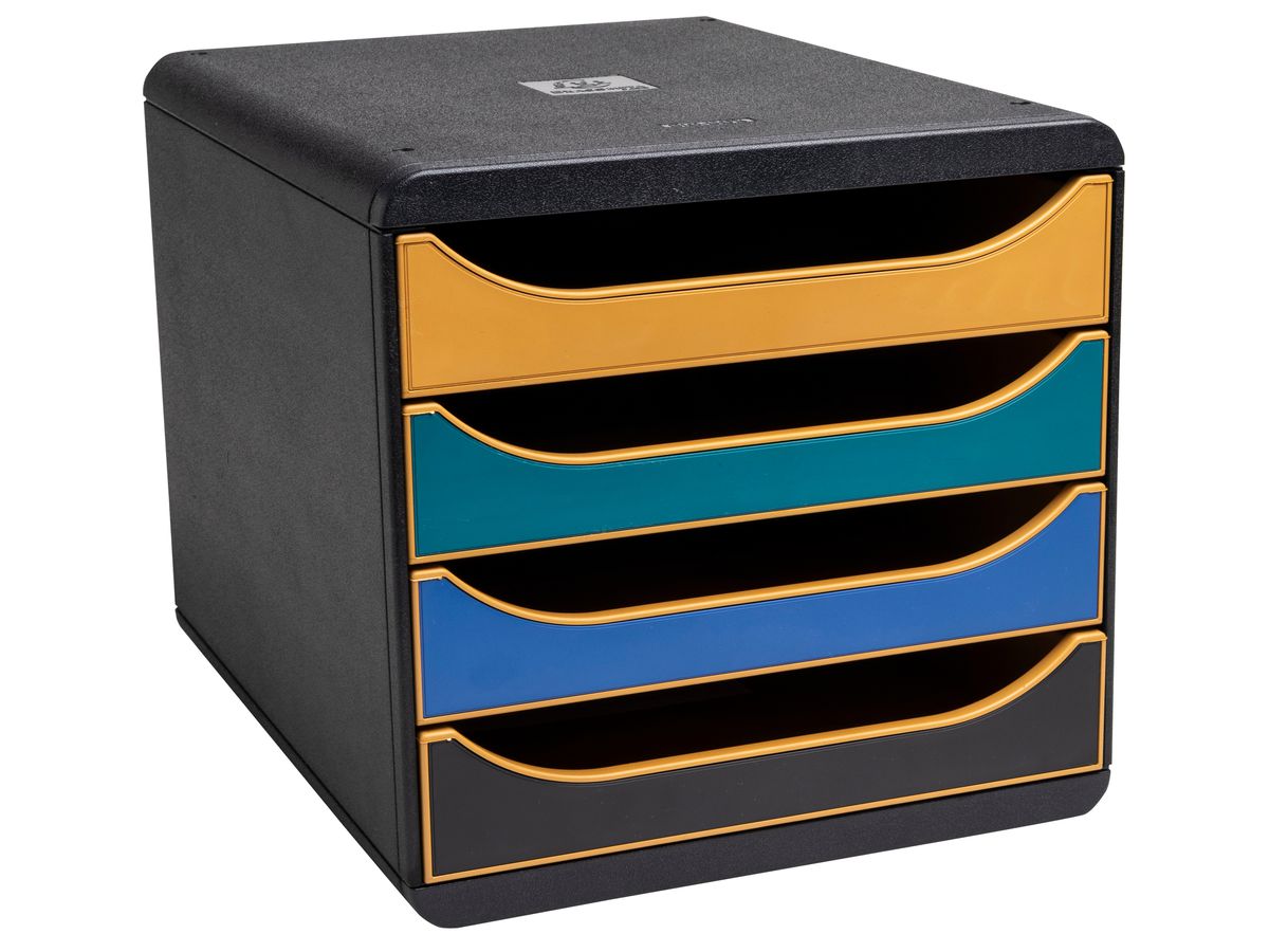 EXACOMPTA Schubladenbox NEO DECO A4+ 310505D Big Box, 4 Schubladen (9002493105058)