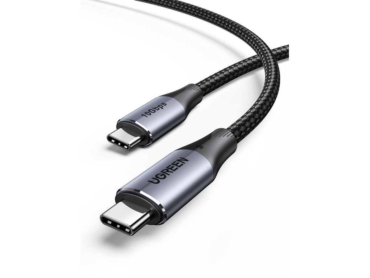UGREEN Cable USB 3.2 Gen2 80150 Black, 1m (6957303881505)