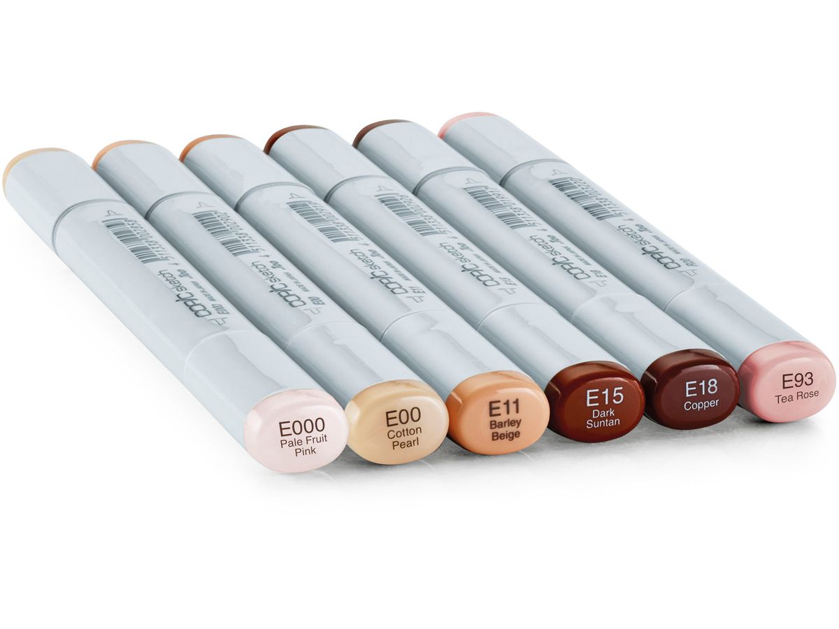 COPIC Marker Sketch 21075666 Set Porträt, 6 Stück (4511338062944)