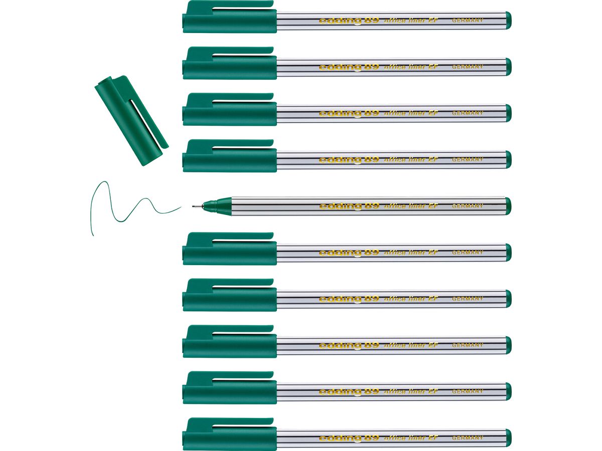 EDDING Fineliner 89 officeliner 0,3mm 89-4 grün (4004764041145)