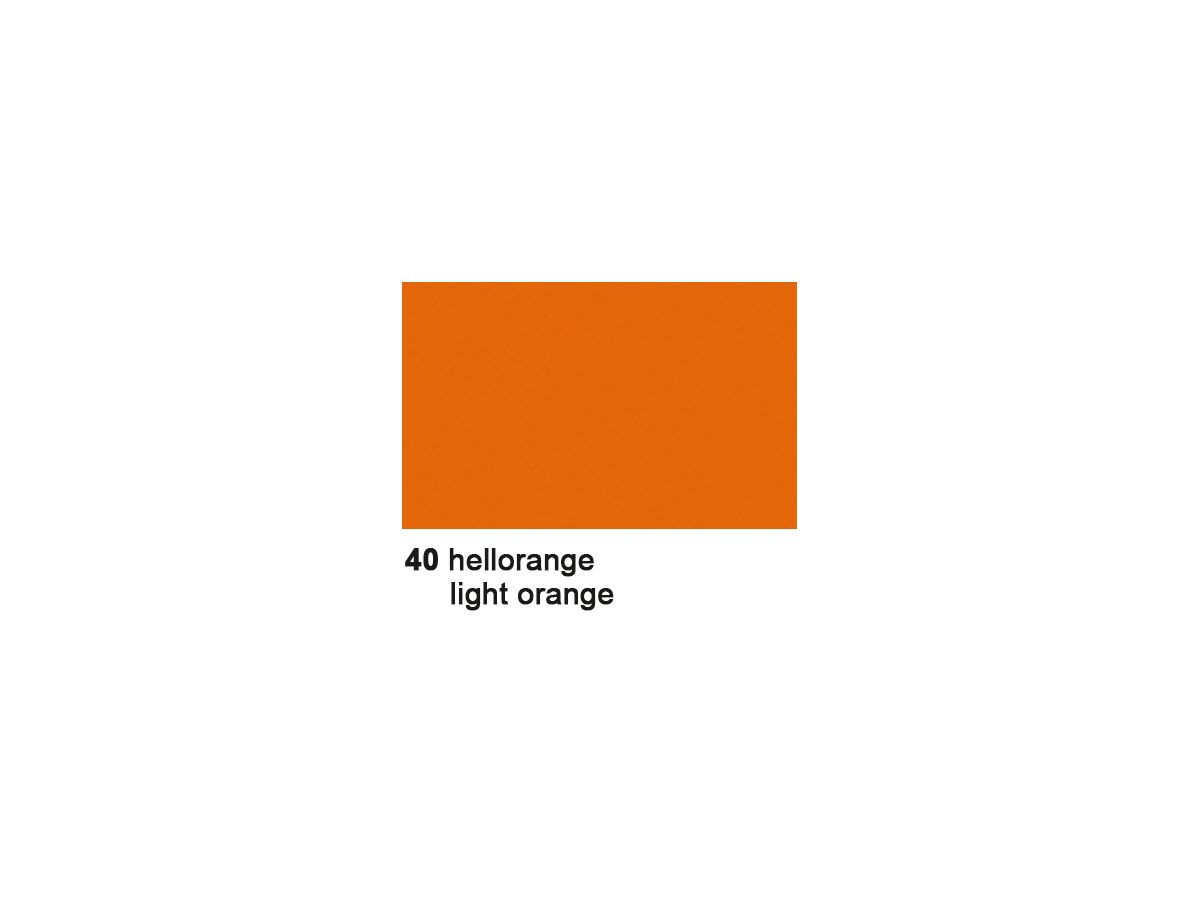 URSUS Papier à dessin coul. 50x70cm 2232240 130g, orange (4008525710325)